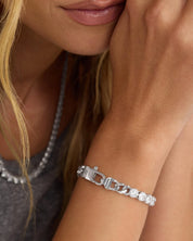Julian Loves Diamonds Bracelet - Silver