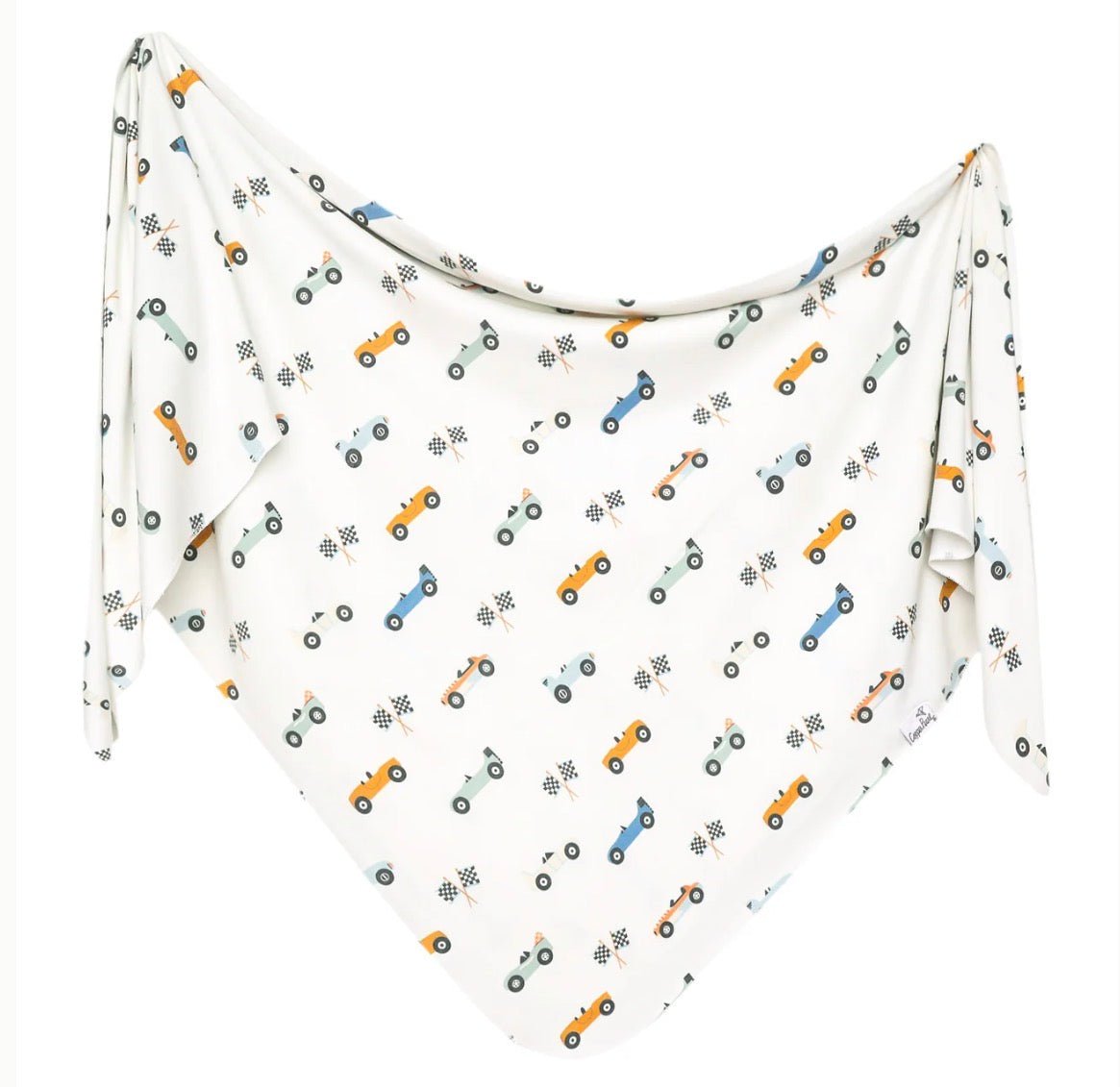 Speedster Knit Swaddle Blanket- Bloom