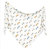 Speedster Knit Swaddle Blanket- Bloom