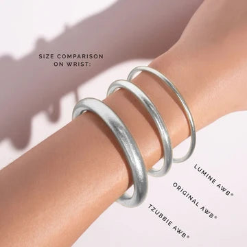 Budha Girl -Silver Lumine All Weather Bangles