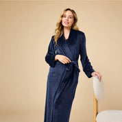 Serenity Wrap Robe - Midnight