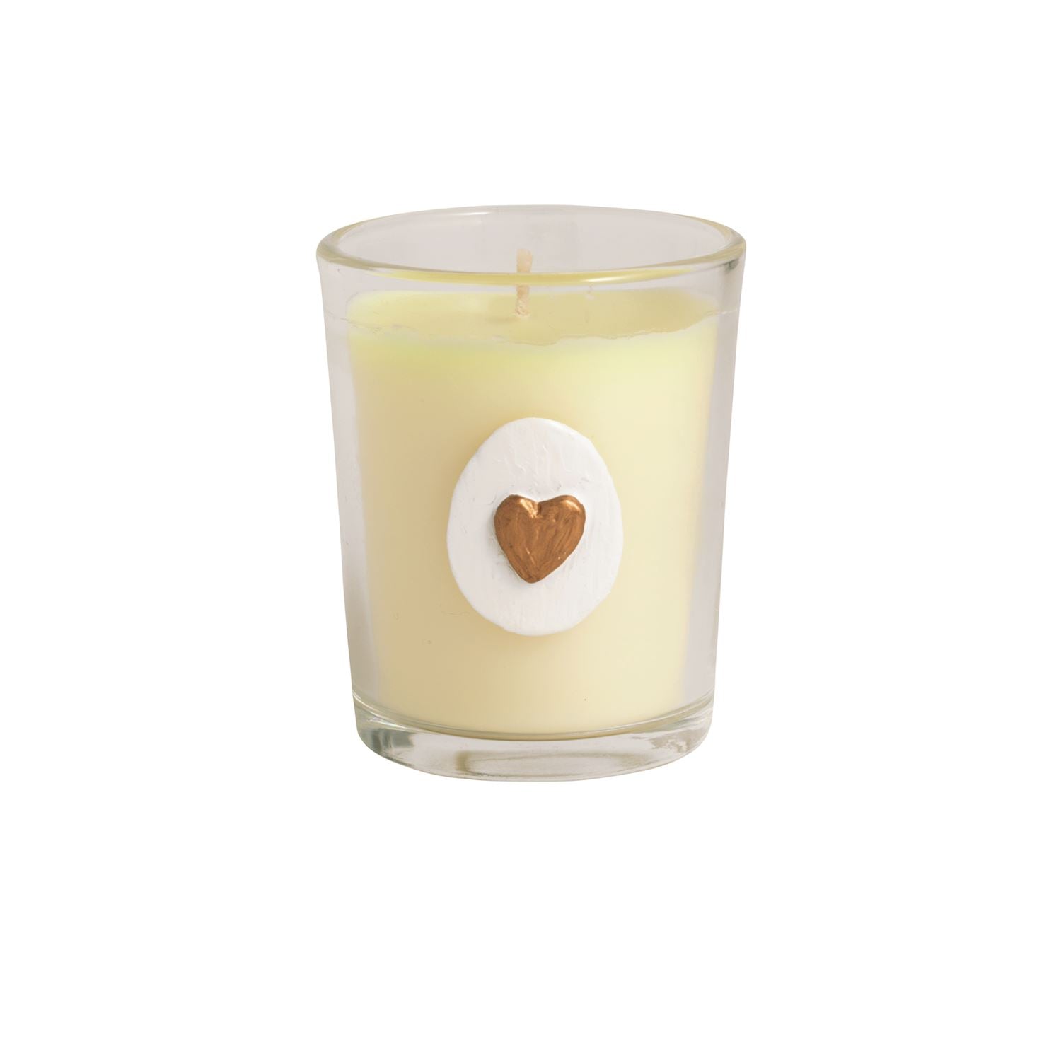 Intaglio Heart Votive Candle