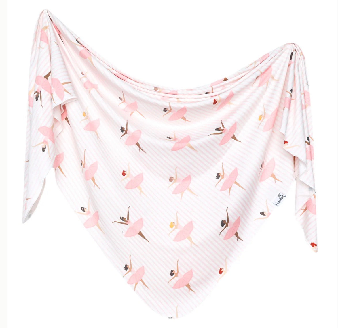 Katerina Knit Swaddle Blanket- Bloom