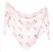 Katerina Knit Swaddle Blanket- Bloom