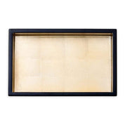 Caspari - Lacquer Guest Towel Napkin Holder in Black & Gold