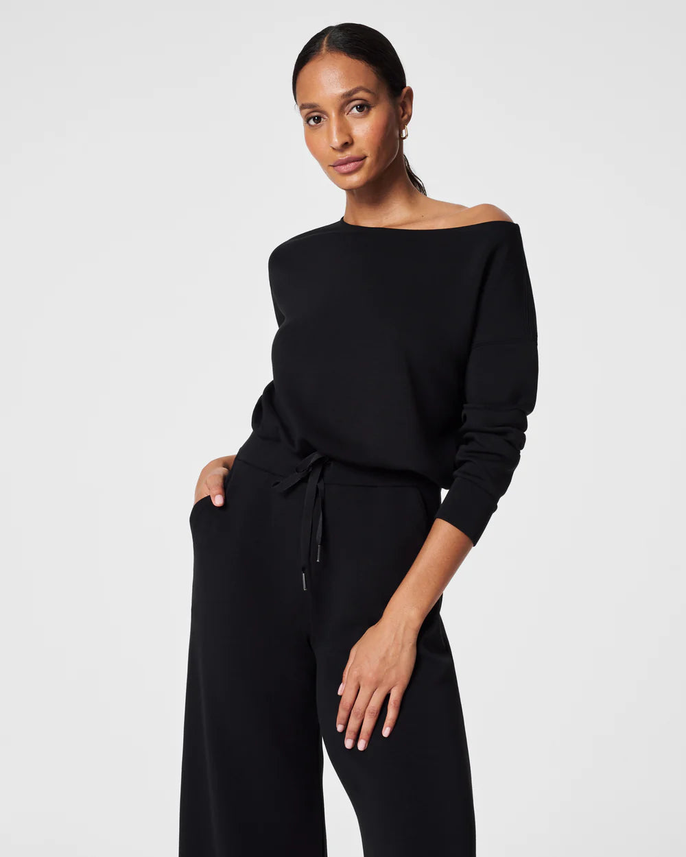 Spanx AirEssentials Off-Shoulder Jumpsuit