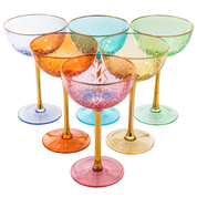 Champagne Coupe Set of 6- Vintage Art Deco