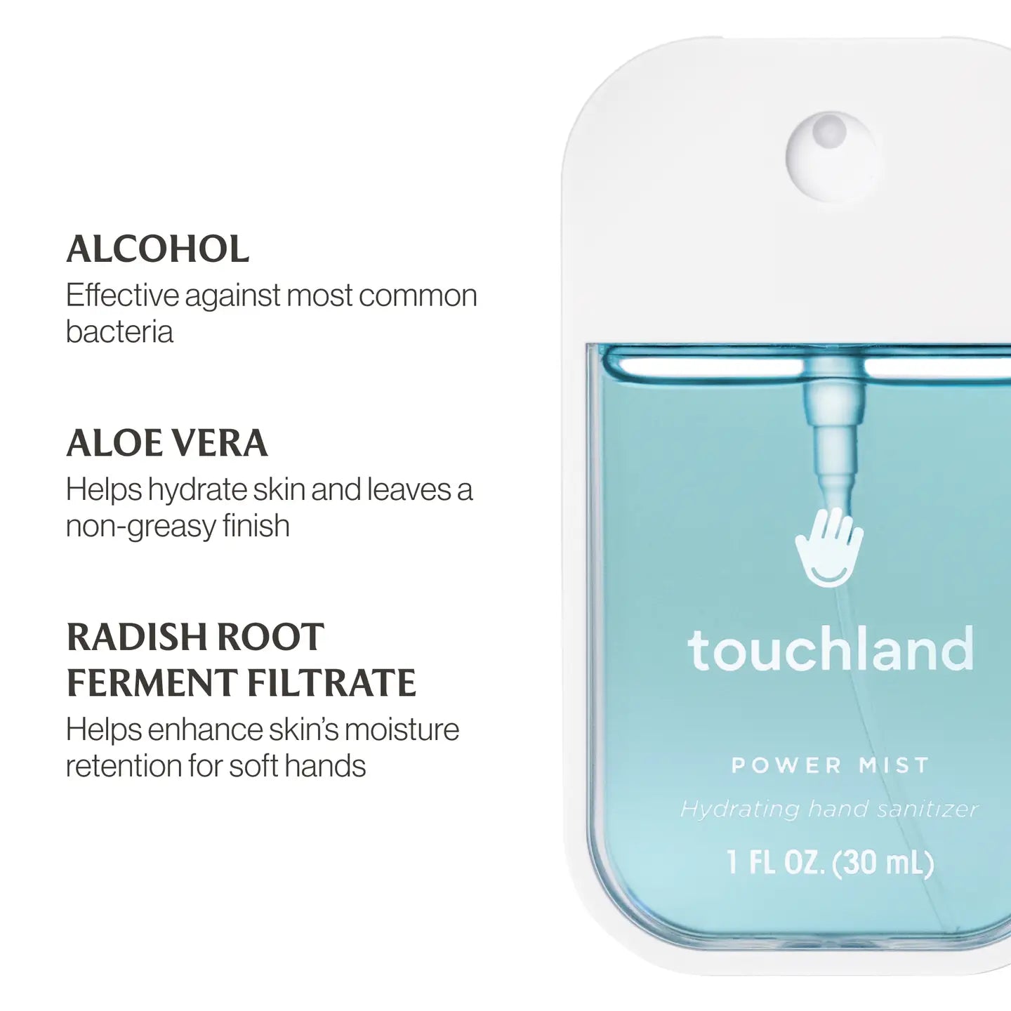 Touchland Hydrating Hand Sanitizer Power Mist / Frosted Mint