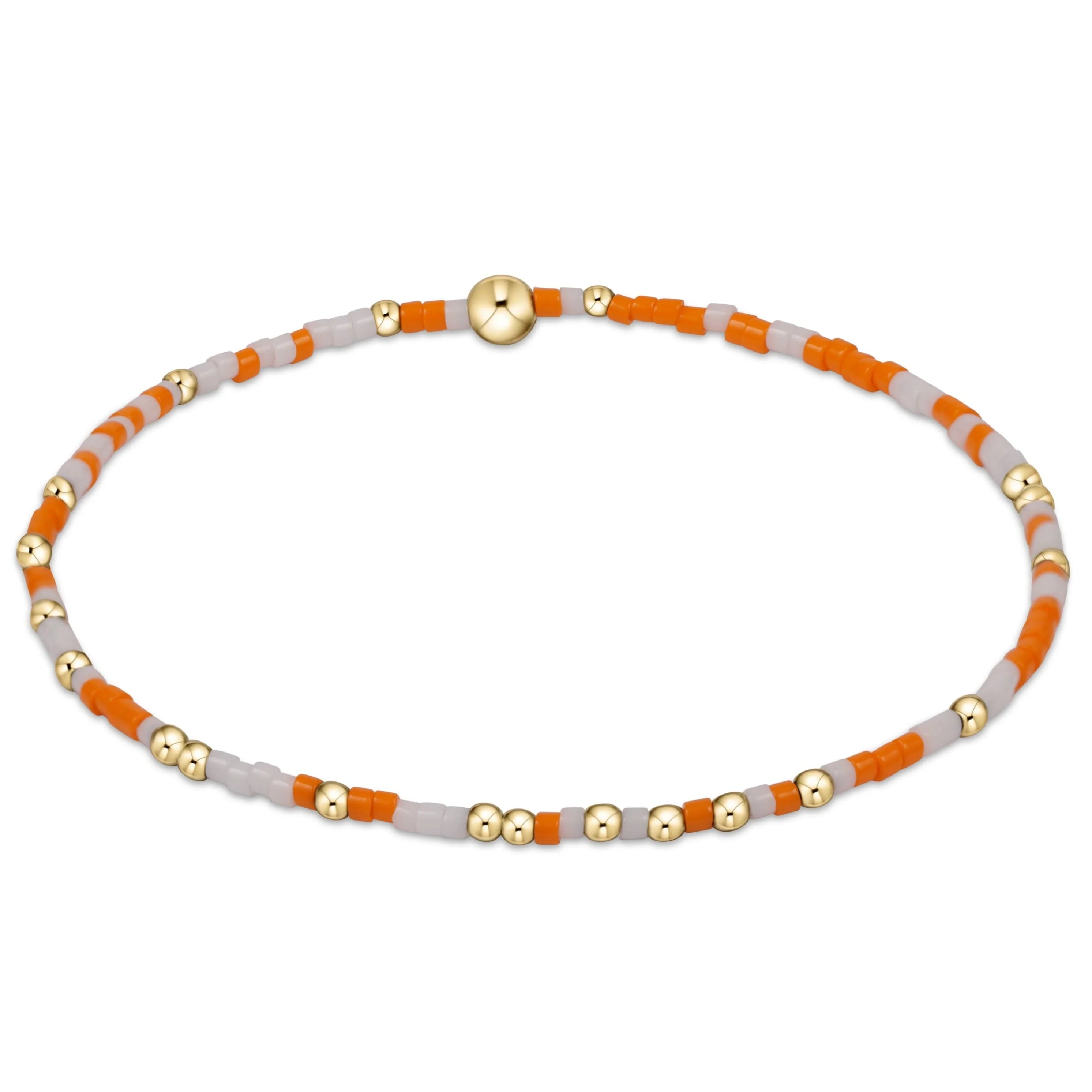 Extends Gameday Hope Unwritten Bracelet- Orange/White