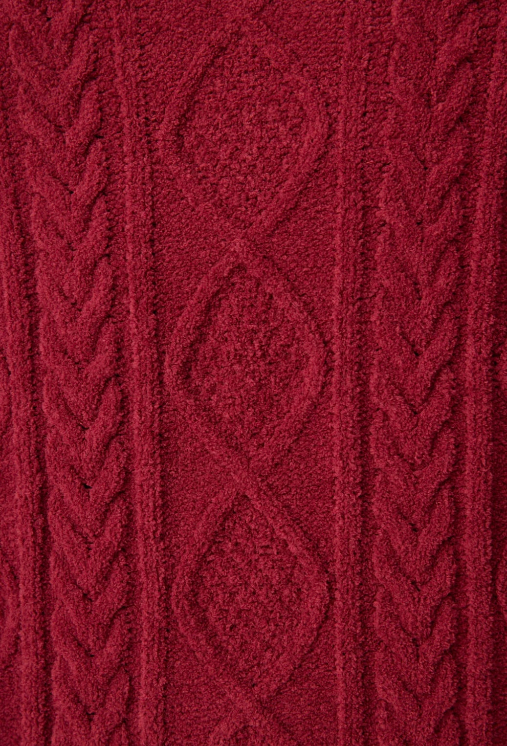 PJ Salvage Cozy Chenille Cable Knit Long Sleeve