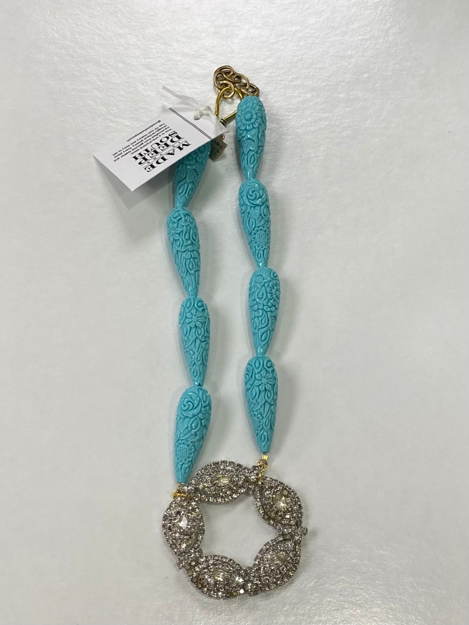 Carved Bead Necklace