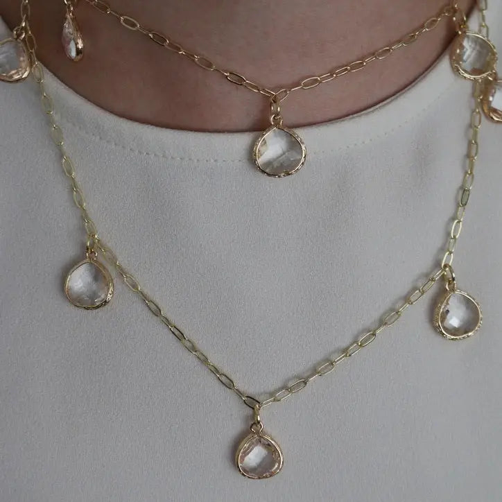 Eternity Necklace - Teardrop