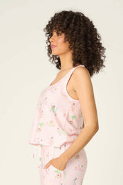 Pupcation Palms Sunnies & Sunshine Tank Top