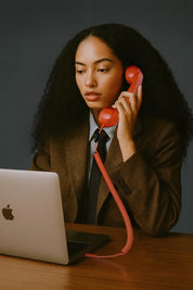 Pop Phone- Alarm Red
