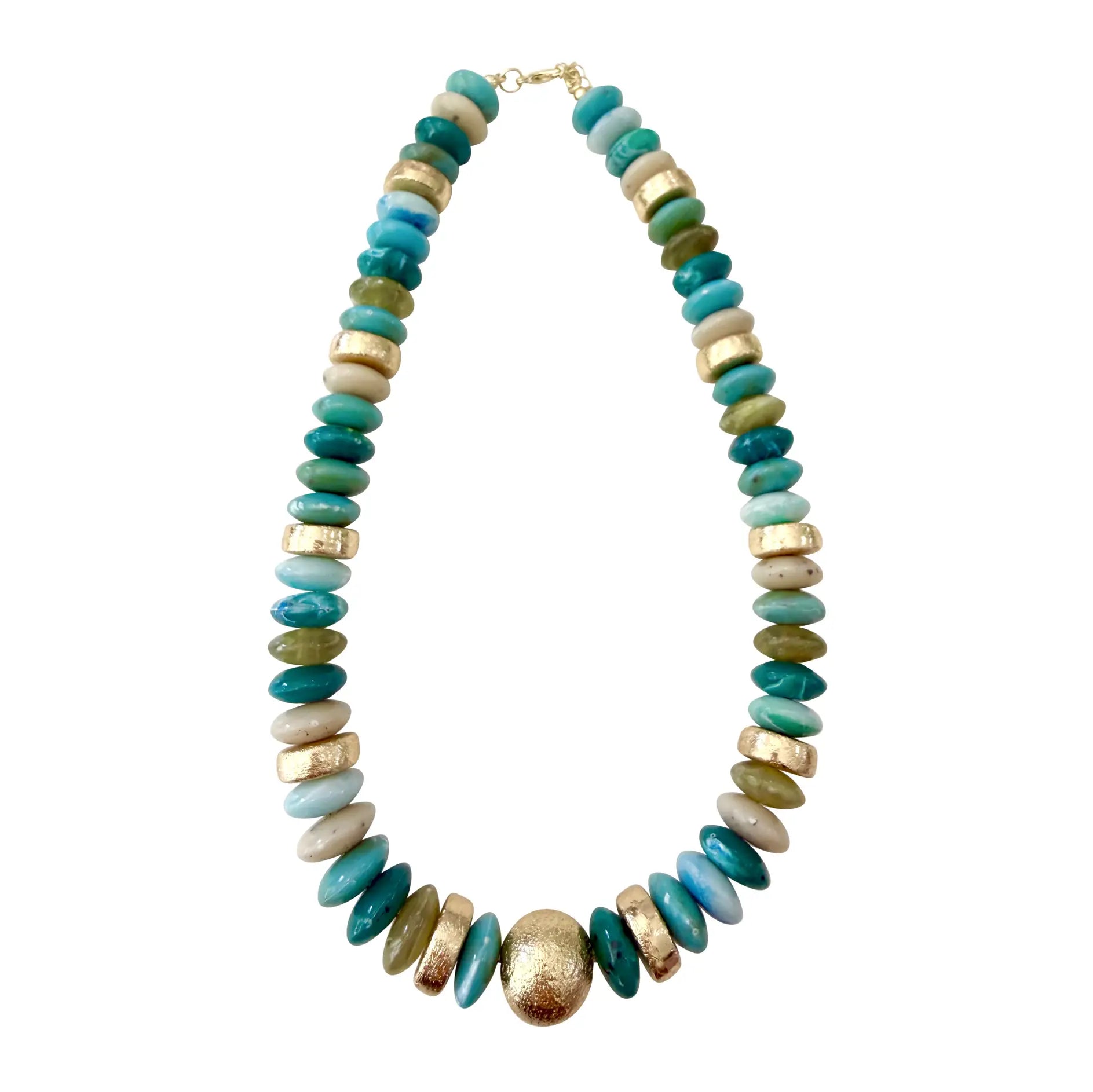 Tobie Beaded Necklace - Turquoise Mix