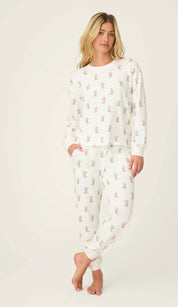 PJ Salvage Western Blooms Boot Bouquet  Long Sleeve Top