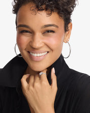 She’s on Point Hoops - Silver 2”