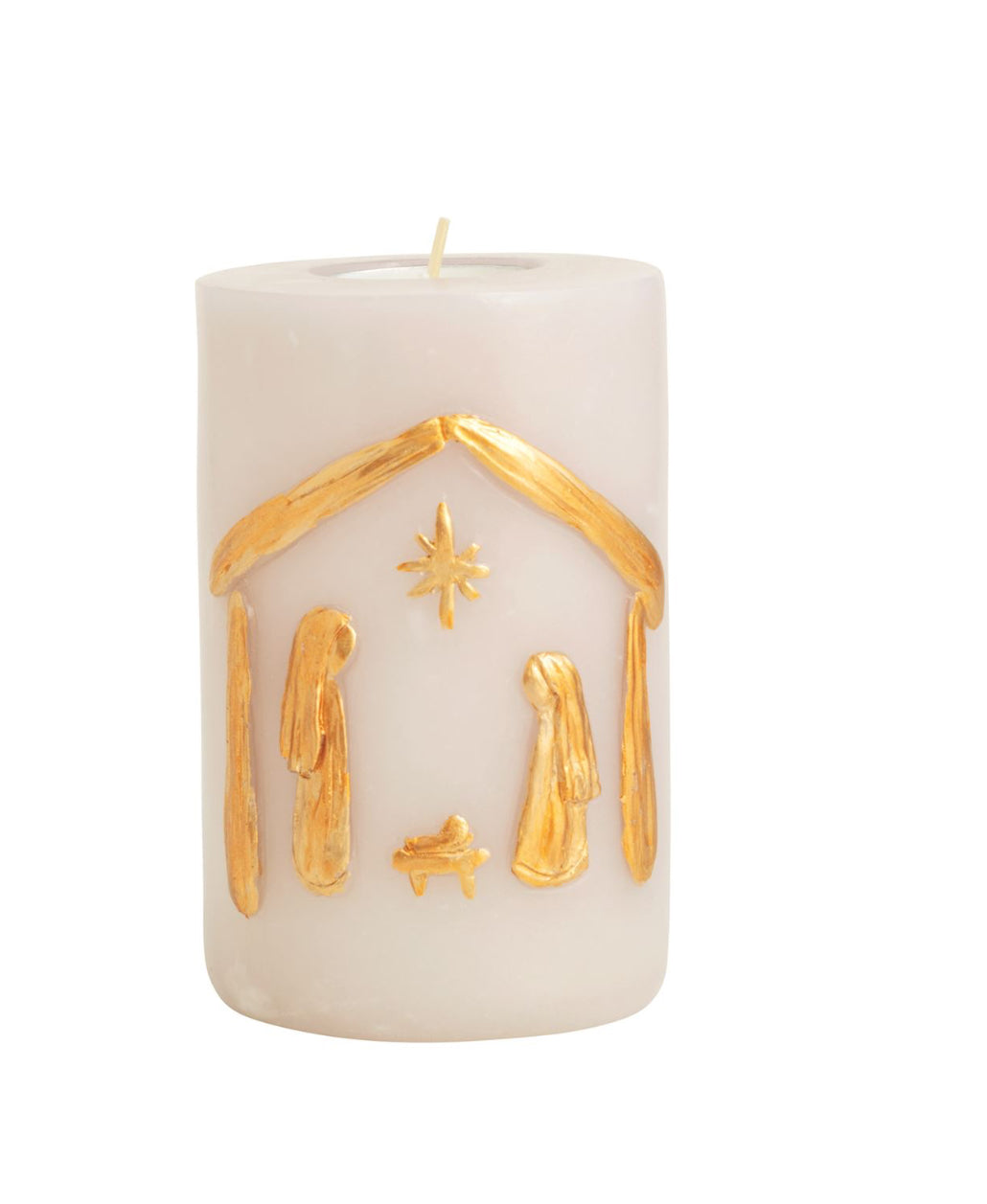 Nativity Refillable Candle