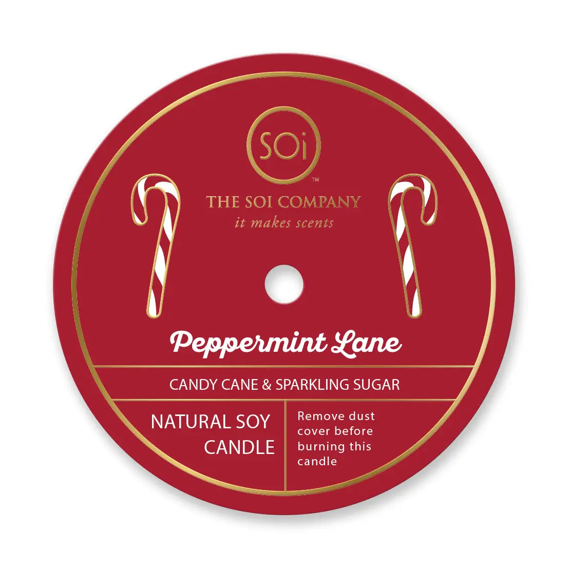 Icon Candle - Peppermint & Candycane
