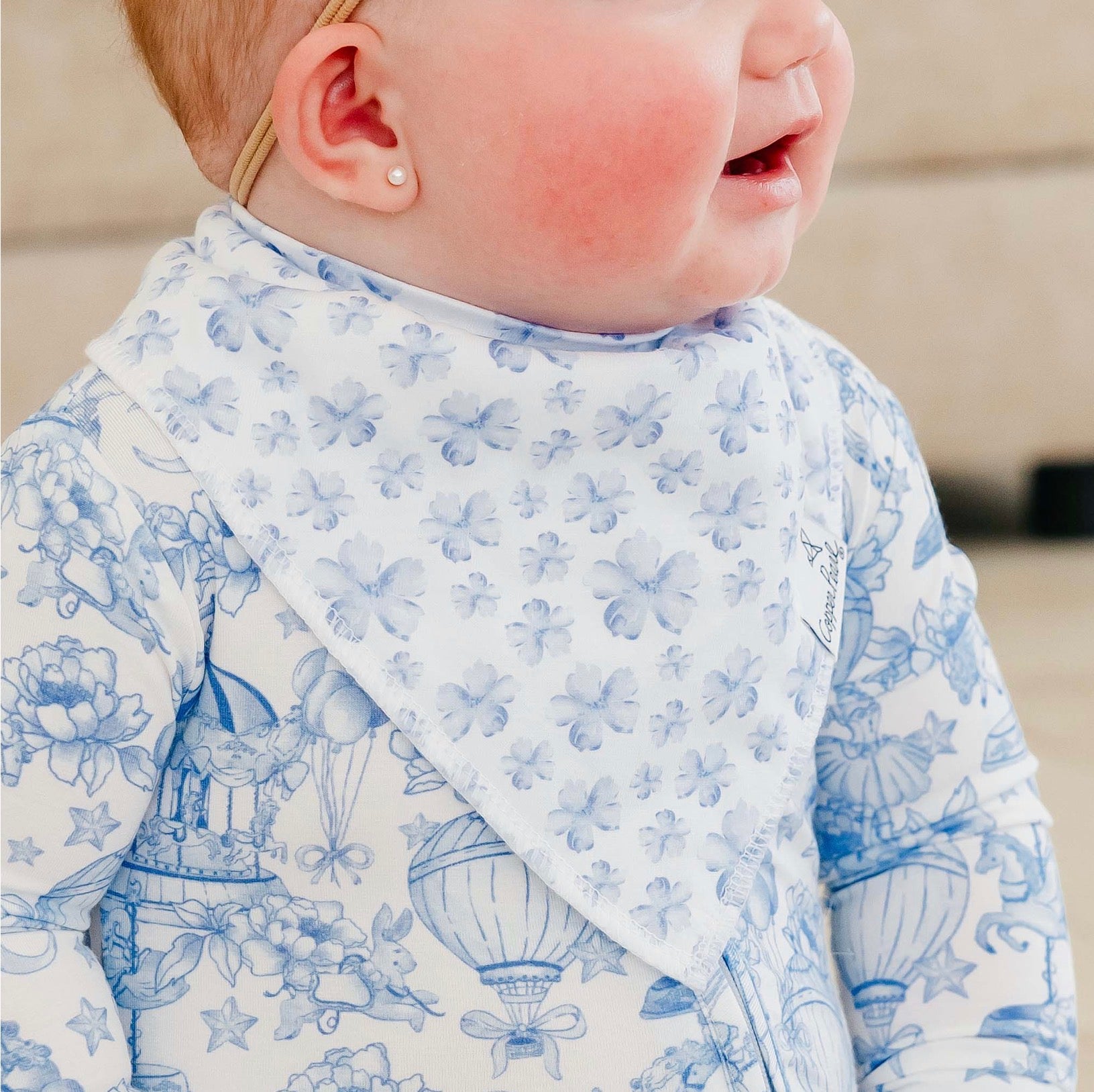 Bandana Bib Set of 4- Vintage Carnival