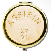 Hand-Painted Aspirin Handbag Hero Pill Compact