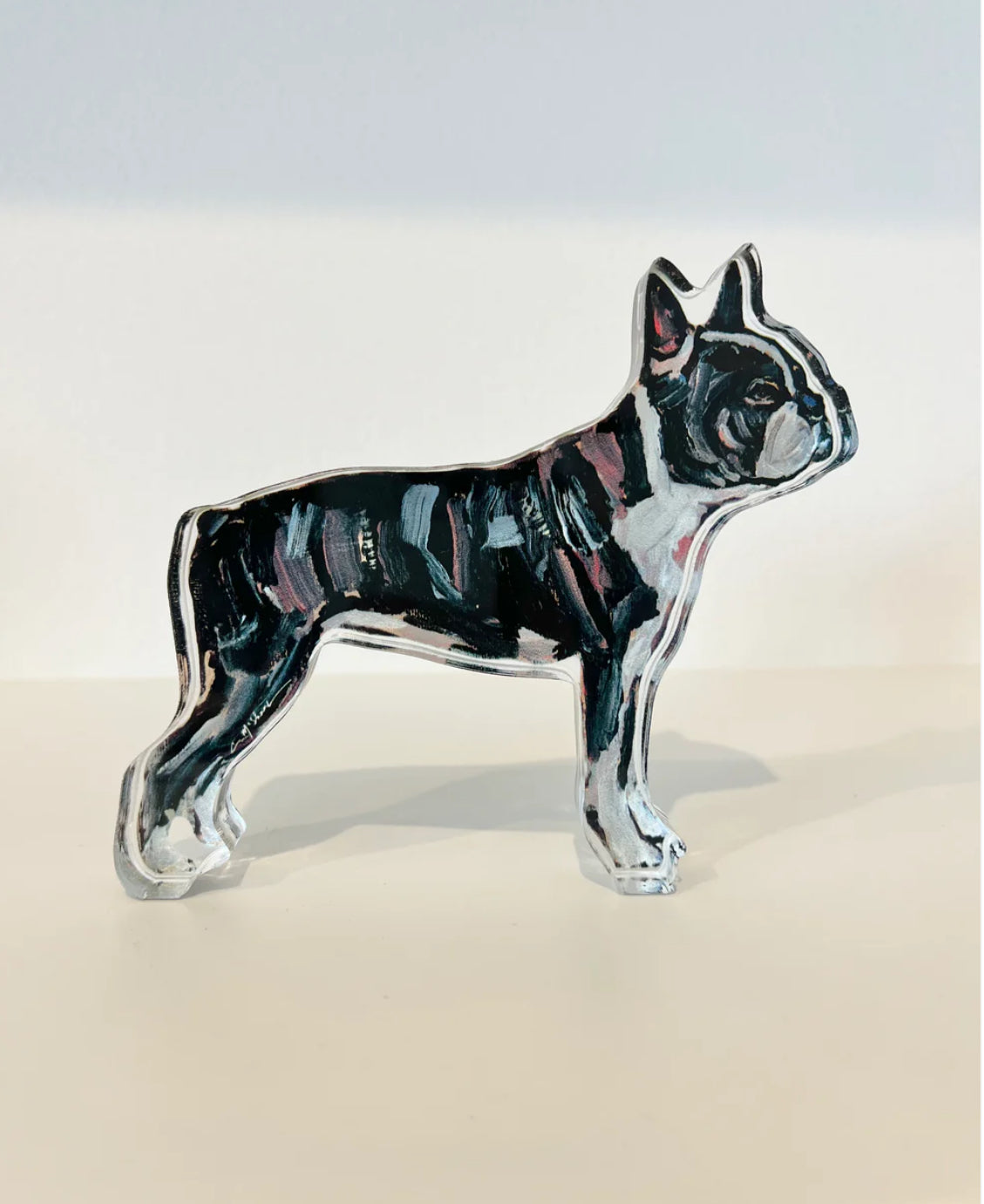 Acrylic Tabletop Dog - Boston Terrier