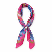 Ready To Wear Magnetic Scarf - Bright Pink