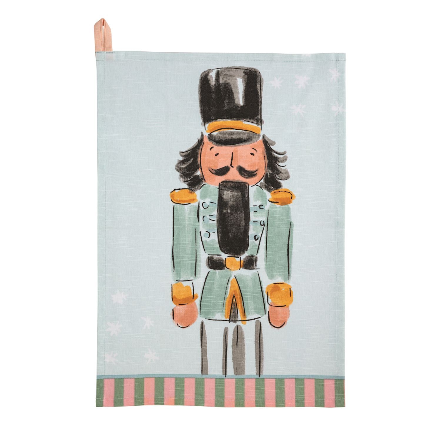 Nutcracker Stripe Hem- Blue