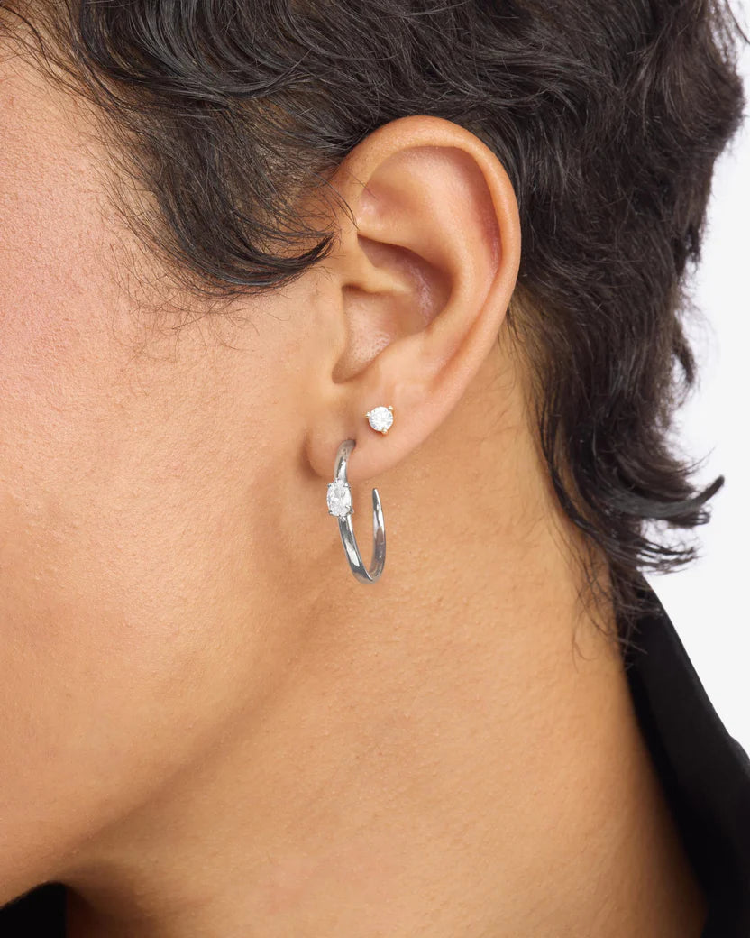 She’s on Point Hoops - Silver 1”