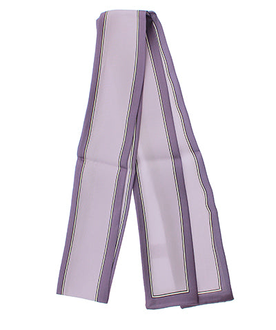 Line Border Twilly Scarf