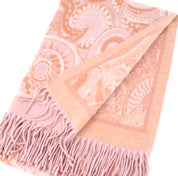 Scarf Paisley Dots / Pink