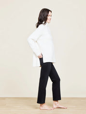 CozyChic High Low Pullover- Cream