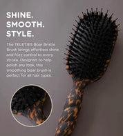 Boar Bristle Hair Brush / Tortoise