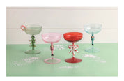 Pink Nutcracker Coupe Glass