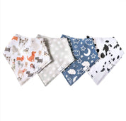 Bandana Bib Set of 4- Rufus