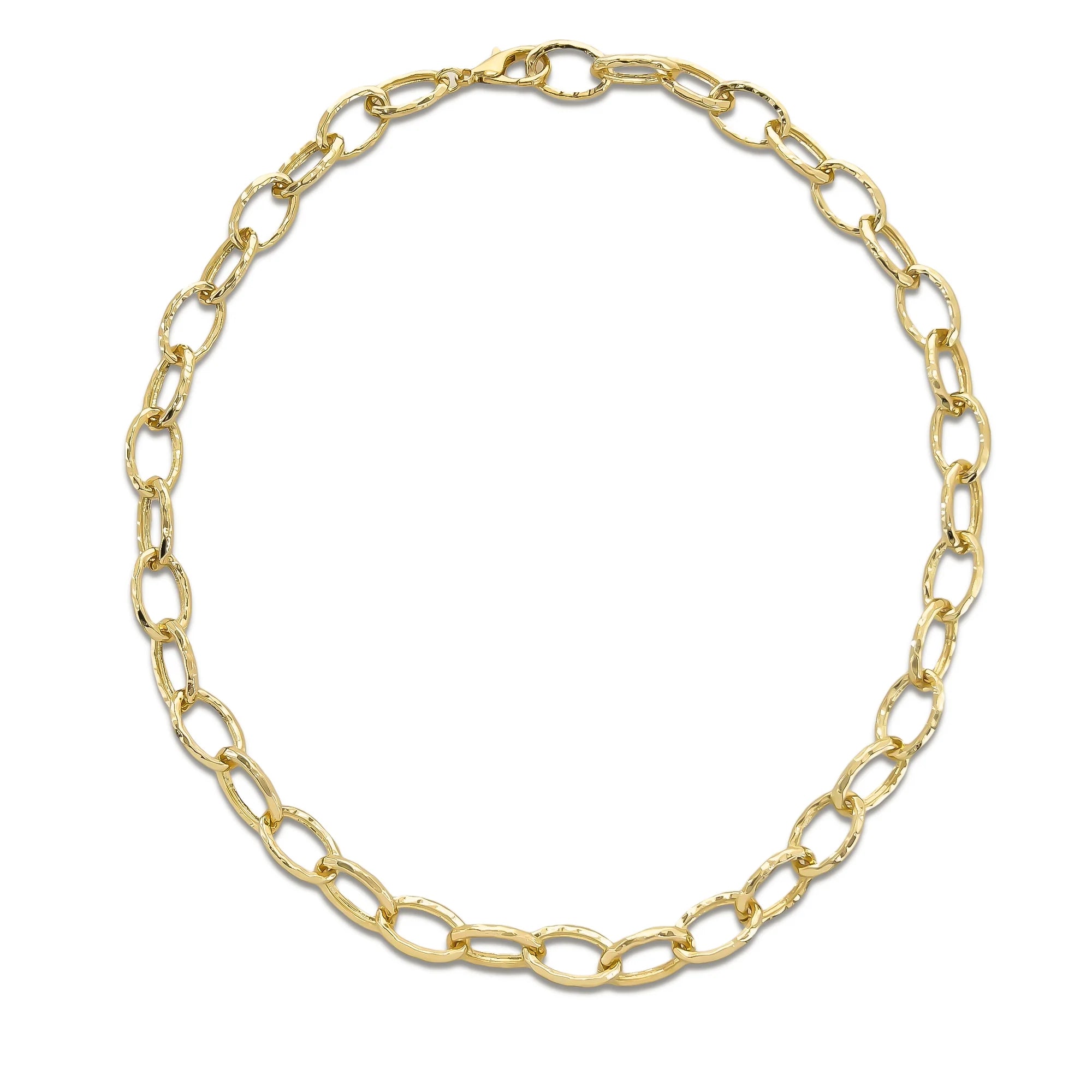 Textured Oval Chain