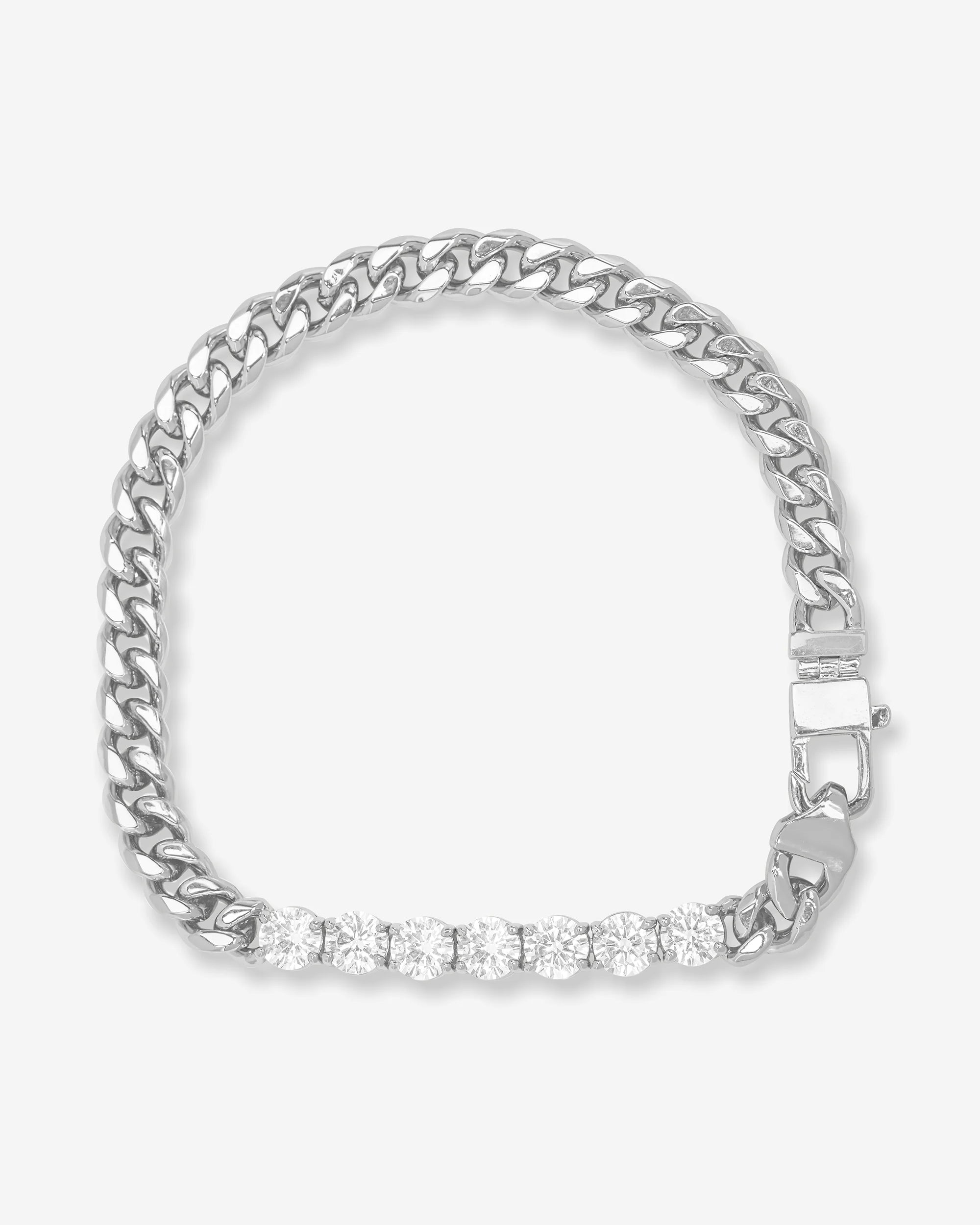 Julian Loves Diamonds Bracelet - Silver