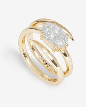 She's on Point Lasso Ring - Gold