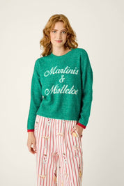 Martinis & Mistletoe Snuggle Sweater