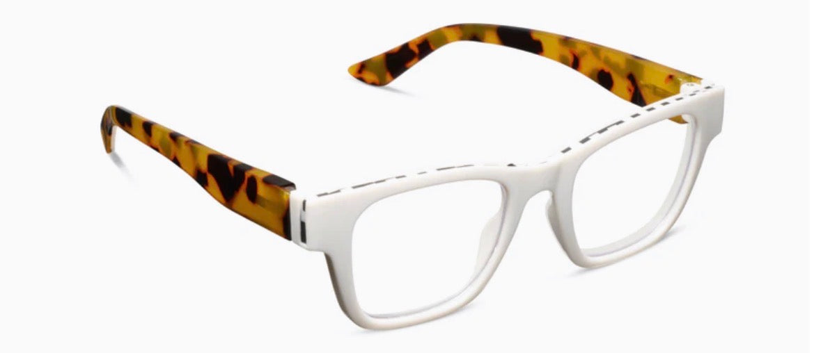 Peepers- Bernadette - White/Tokyo Tortoise