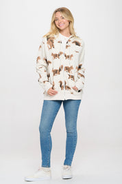 Zip Up Hoodie - Squirel