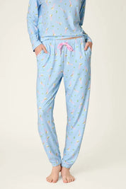 PJ Salvage Jogger Pant - Olive You Martini Print