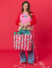String Lights Gifting Tote, Multi