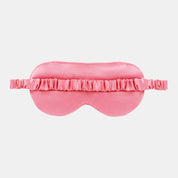 Luxe Velvet Eye Mask- Coral