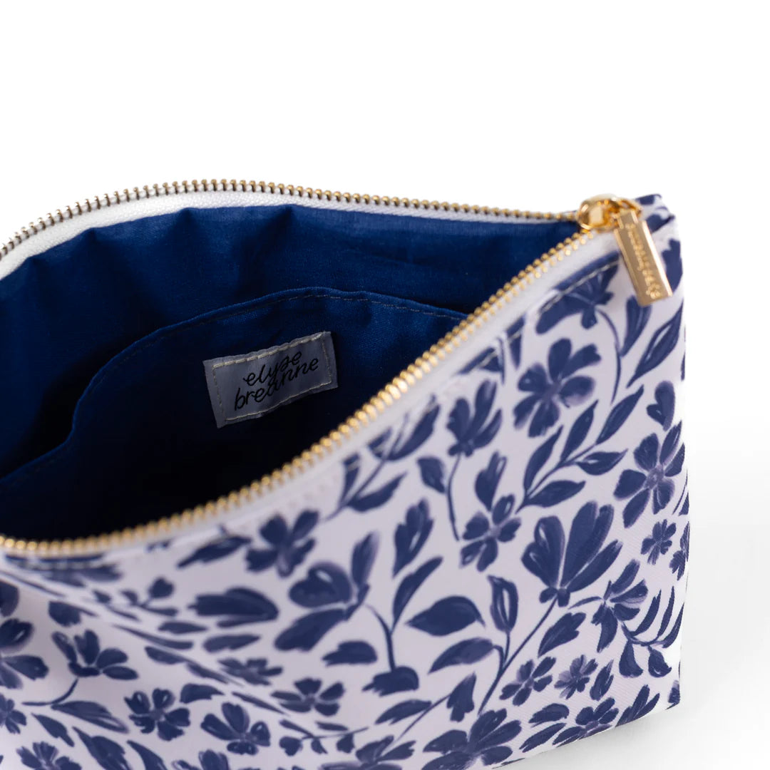 Carryall Pouch -Porcelain Floral