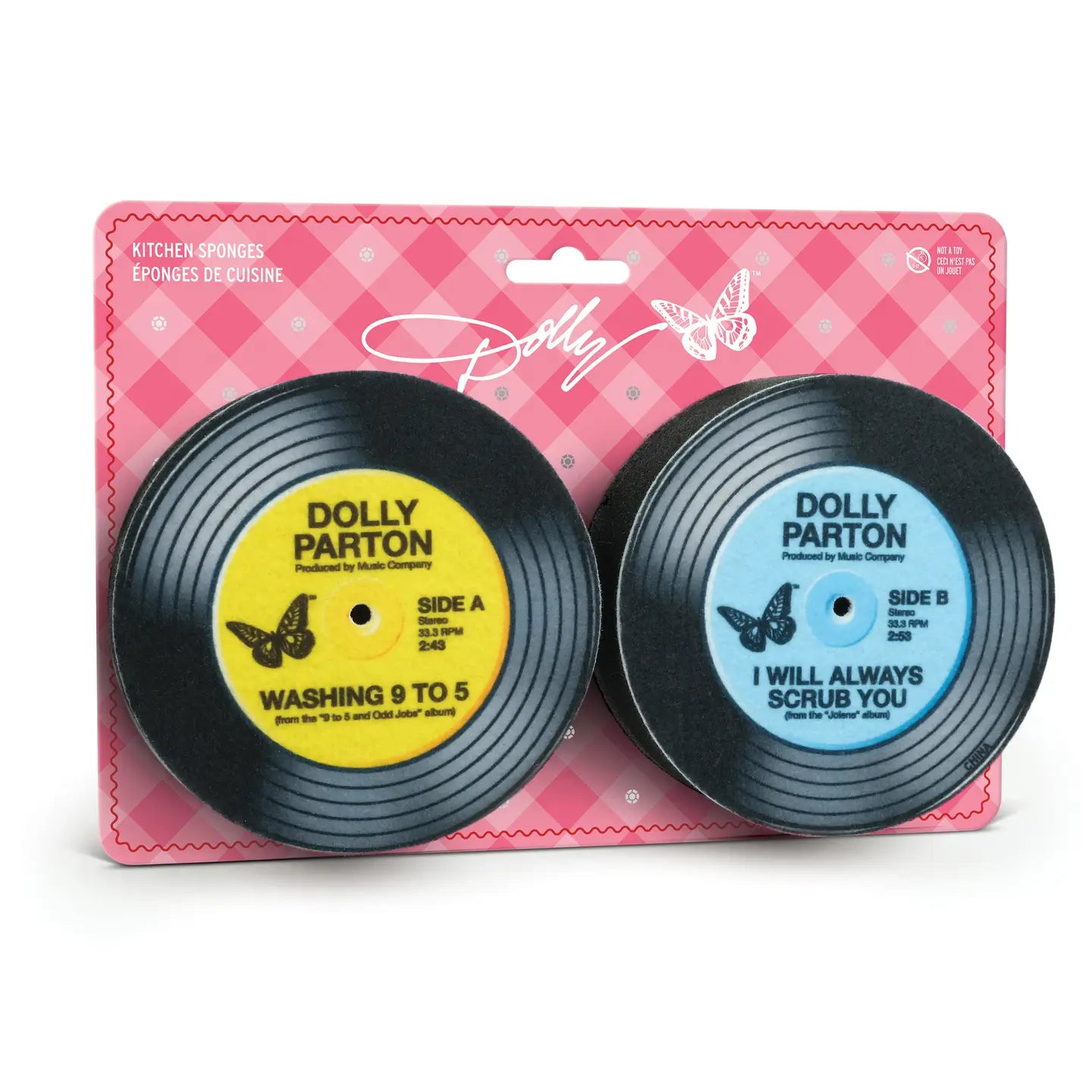 Dolly Parton Record - Sink Sponge