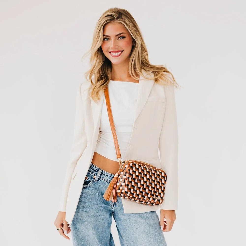 Willow Camera Crossbody Bag / Tri-Color