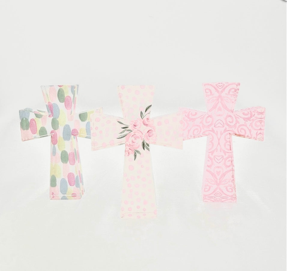 Pastel Acrylic Crosses