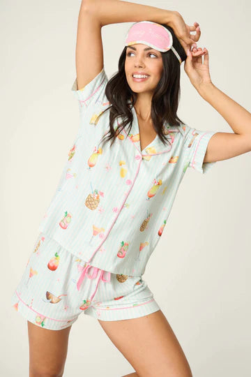 PJ Salvage - It's Five O'clock Somewhere Cocktail Print 3 pc Set