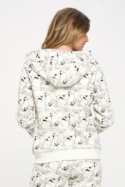 Zip Up Hoodie - Dog
